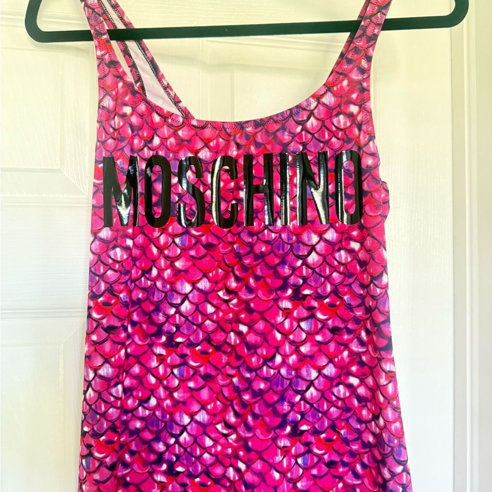 Moschino Pink and Purple Scaled Dress - Picture 8 of 8